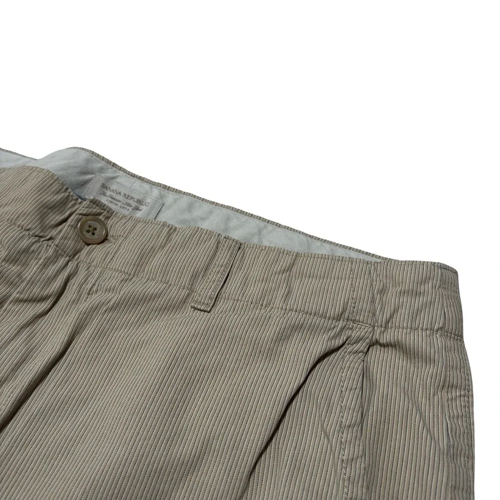 Vintage Y2K Banana Republic Baggy Striped Pants Size 35 x 32